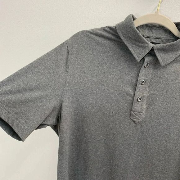 Chase 54 Polo Shirt Men Medium Gray Golf  Work Casual‎ K39 - Picture 5 of 8
